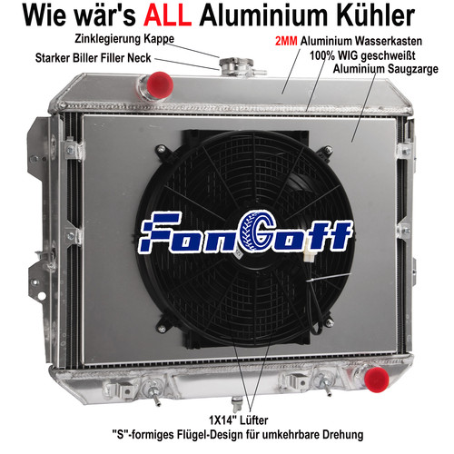 3reihig aluminum kühler fan - 3reihig,
