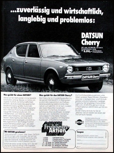 Datsun cherry originale - datsun, cherry,