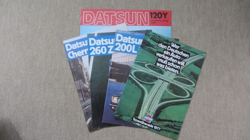 Datsun prospekte von 1977 - prospekte,