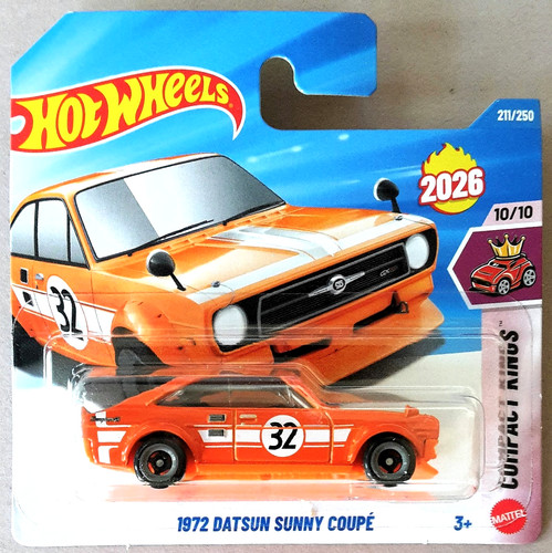 Hot wheels 1972 datsun sunny - hot,