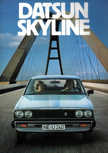 Prospekt datsun nissan skyline - datsun,
