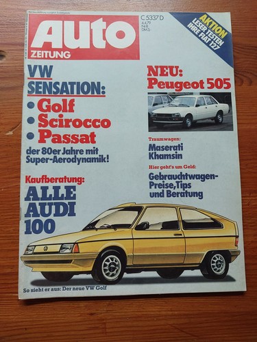 Auto zeitung 1979 maserati - zeitung, 08/1979