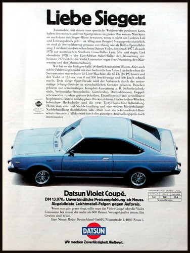 Datsun violet coupe - violet, coupe,