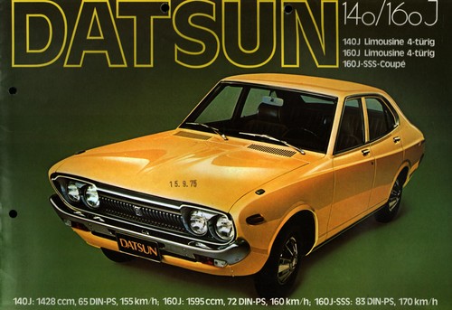 Prospekt datsun nissan 140 160 - nissan,