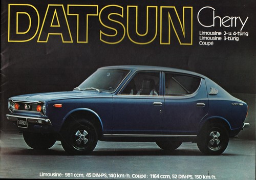 Prospekt datsun nissan cherry - datsun,